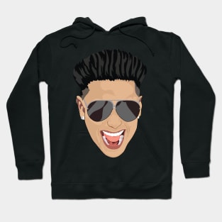 Pauly D Face sticker as seen on Jersey Shore Family Vacation Hoodie